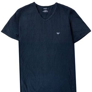 Armani T-Shirt Tee Cotton V-neck